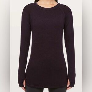 Lululemon Sit In Lotus Sweater - Red Cherry, Size 8